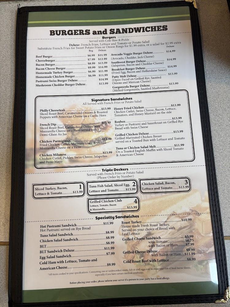 Sunnyside Diner Menu image 2