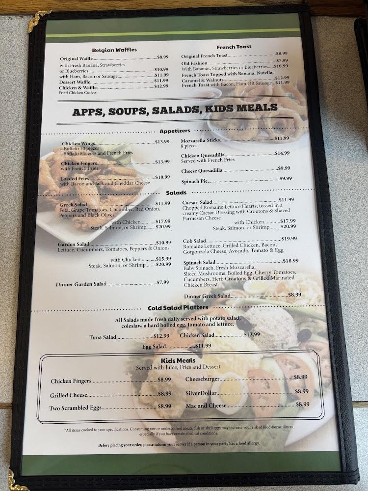 Sunnyside Diner Menu image 4